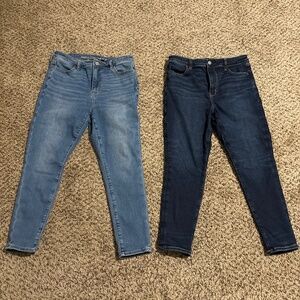 American Eagle Next Level Super High Waisted Jeggings Size X-short 10